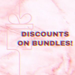 bundles are discounted!